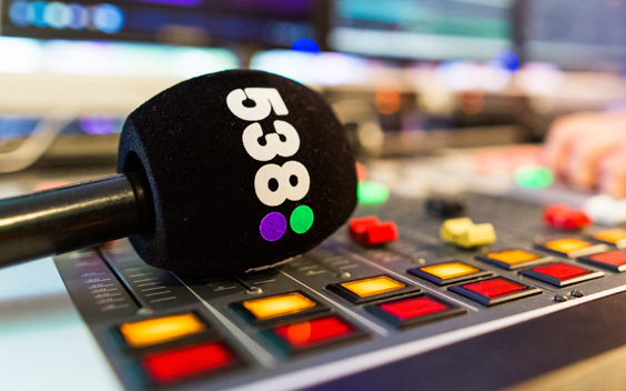 Radio 538 is marktleider in doelgroep 20-49 jaar