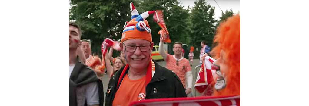 Oranjefans in Hamburg in extase na overwinning op Polen