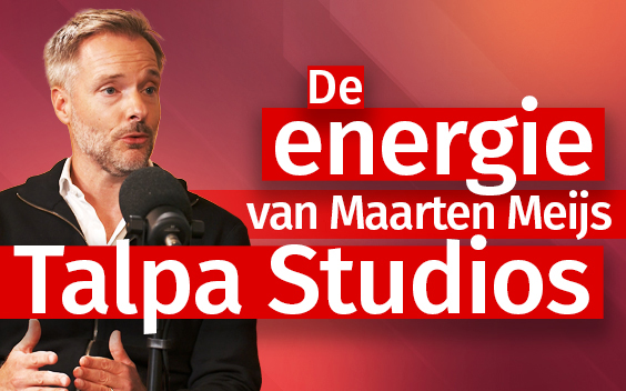 De energie van Maarten Meijs bij Talpa Studios