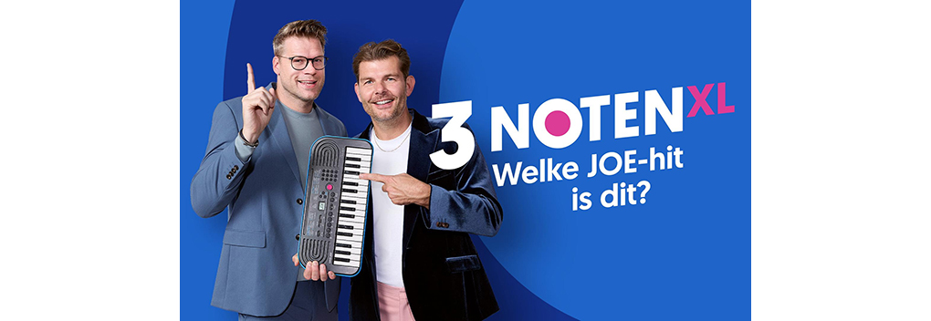 Nieuwe actie in de Coen & Sander Show op JOE: 3 Noten XL