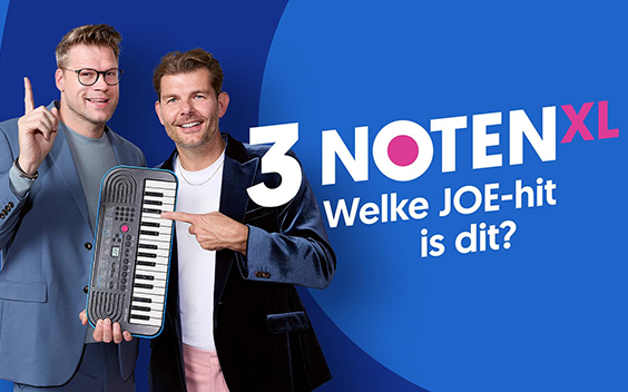 Nieuwe actie in de Coen & Sander Show op JOE: 3 Noten XL