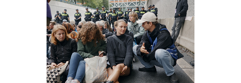 Jurre Geluk gearresteerd tijdens demonstratie in nieuw seizoen Voorvechters