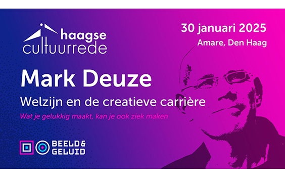 Beeld & Geluid organiseert Haagse Cultuurrede